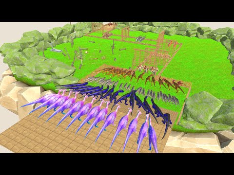 ALL DINOSAUR Death Run #3 - Animal Revolt Battle Simulator