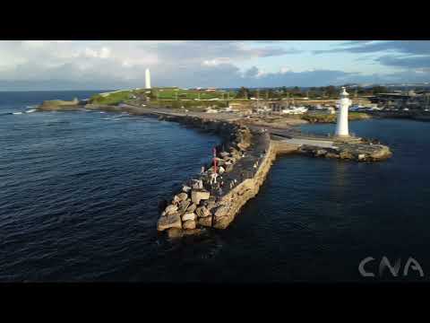 Wollongong Harbour - May 2021 - 4k Stock Drone Footage