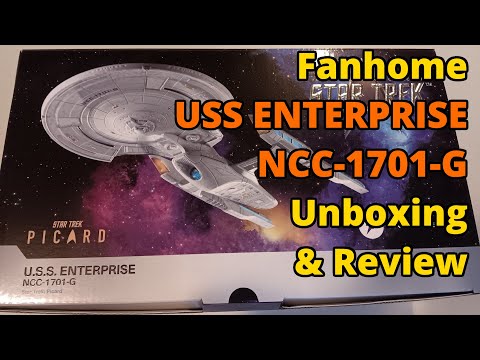 XL Enterprise-G Model Unboxing and Review | Fanhome Star Trek Starships Collection