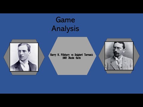 Harry Nelson Pillsbury vs Siegbert Tarrasch | 1902 Monte Carlo | Round 17 | ACD