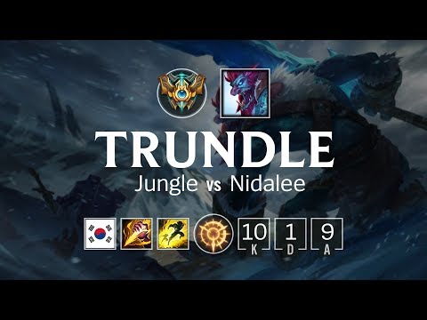 Trundle Jungle vs Nidalee - KR Challenger Patch 8.13