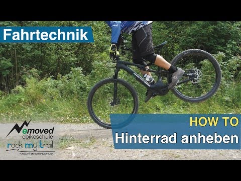eMTB & MTB Fahrtechnik - So hebst Du das Hinterrad an!