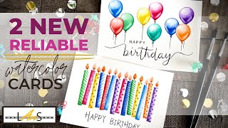 Paint a Birthday Card in Watercolor! happy birthday card easy: birthday celebration