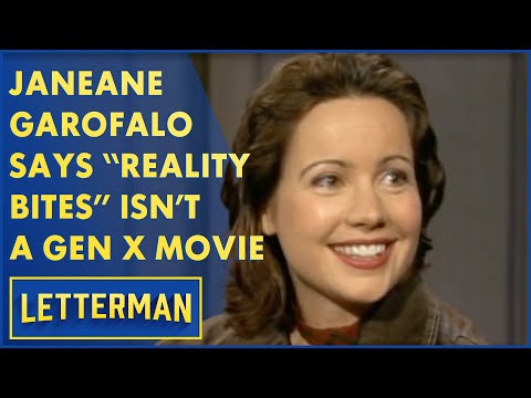 Janeane Garofalo Says "Reality Bites" Isn't For Gen X | Letterman