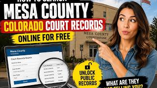 How to search Mesa Colorado County court records online for free