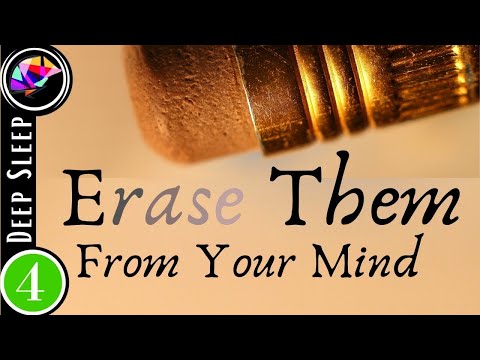 Deep Sleep Hypnosis To Forget Someone + SELF-WORTH Affirmations (4 hrs)