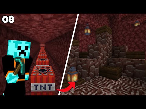 Using Hundreds of TNT to Mine Ancient Debris! Minecraft 1.19 Survival Let's Play Ep. (#8)