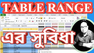 Creating a data table and Designing a table in Excel Bangla Tutorial