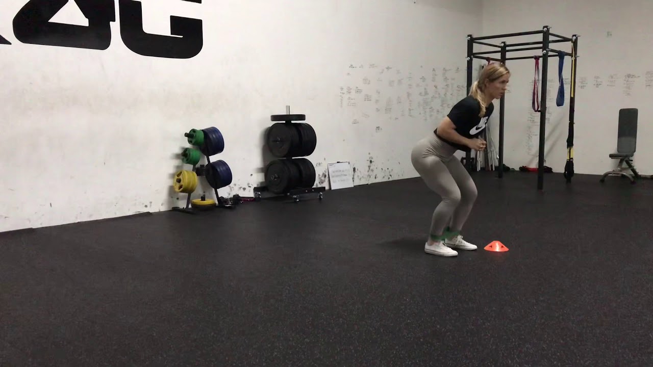 Lateral Band Walks (ankle) - YouTube