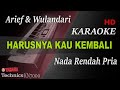 ARIEF HARUSNYA KAU KEMBALI NADA RENDAH KARAOKE KN7000