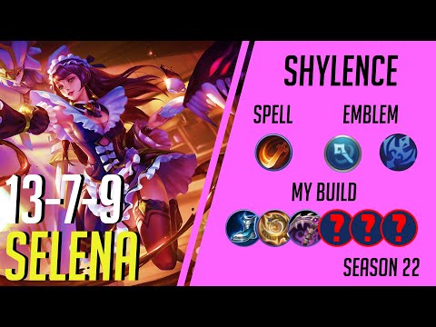 MAIN SELENA MID LANE 😈😈 MOBILE LEGENDS: BANG BANG SEASON 22 GAMEPLAY #54