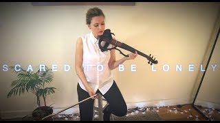SCARED TO BE LONELY Martin Garrix & Dua Lipa | ACOUSTIC VIOLIN COVER - Alfiya Glow
