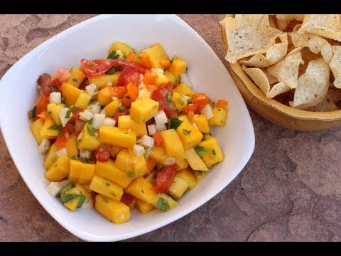 Mango Salsa Recipe With Tomato Cilantro Jicama And More