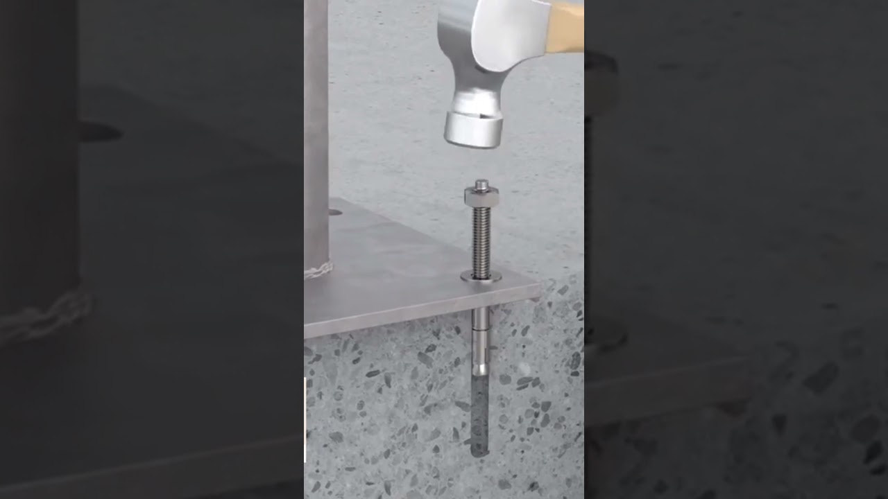 anclaje simple de expansión para placas de anclaje