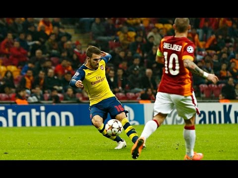 Ramsey Fantastic Goal against Galatazaray 09/12/2014 HD