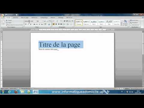 Lien hypertexte word youtube