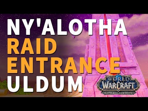 Ny'alotha Uldum Raid Entrance Location WoW Horde