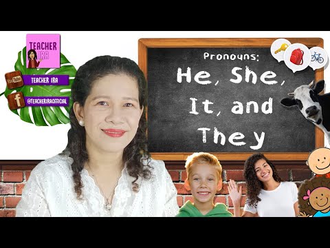 Pronouns | Proper Use of He, She, It, and They | Learn English with Teacher Ira