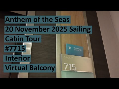 Thumbnail for Anthem of the Seas Cabin Tour #7715
