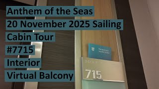 Anthem of the Seas Cabin Tour #7715