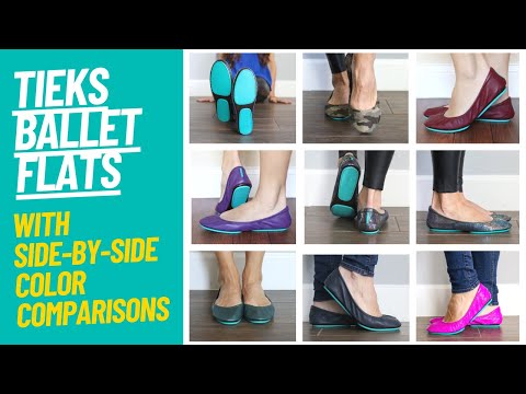 2023 UPDATE! Tieks Ballet Flats with Side-by-Side Color Comparisons