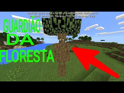 Minecraft:GUARDIÃO DA FLORESTA NO MINECRAFT POCKET EDITION 0.16.0