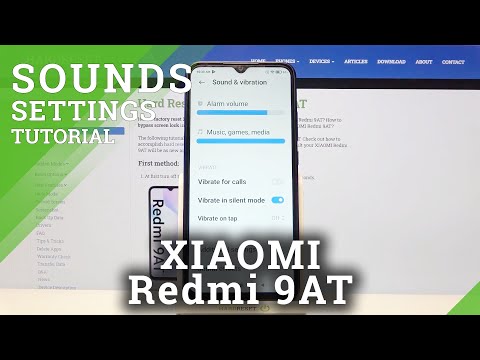 How to Find Sound Settings in XIAOMI Redmi 9AT – Sound Options & Customization