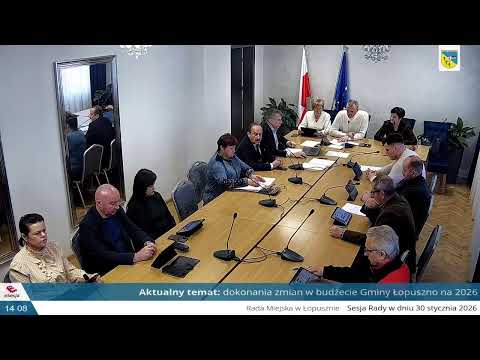 Urząd Gminy w Łopusznie – transmisja na żywo
