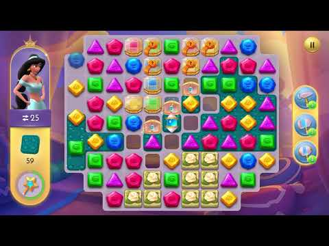 Disney Princess Majestic Quest Level 208 NO BOOSTERS - A S GAMING ✔