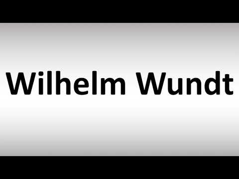 How to Pronounce Wilhelm Wundt