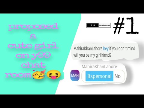 rejected by a girl 😅 on y99 chat || my first video || y99 chat room ||