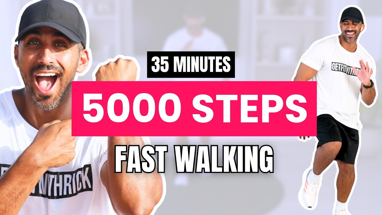 5000 Steps Walking Workout at Home | Daily Fat Burn Walk