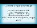 Krokus - Stand And Be Counted Lyrics