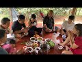 CẢ NHÀ ĐI THĂM VƯỜN SẦU RIÊNG MUSAKING VÀ THÁI MUA MỘT BAO SẦU RIÊNG ĂN LIỀN T�