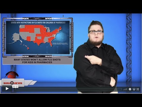 Many states won't allow flu shots for kids in pharmacies (ASL - 11.26.19)