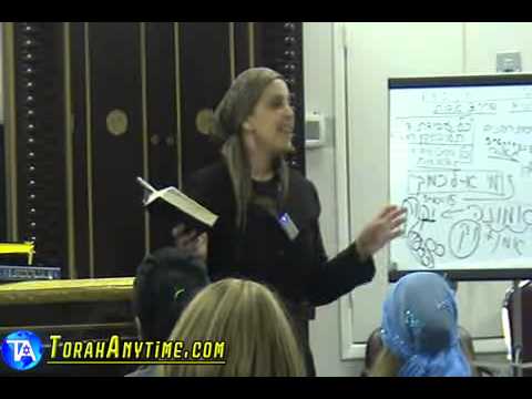 Rabbanit Iris:  Tomer Devorah: Who is God like You ENGLISH 2012