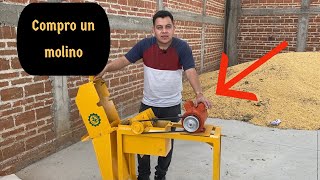 Me compro un molino para maíz, también para rastrojo. Moler rastrojo o quebrar maíz. Granos de campo
