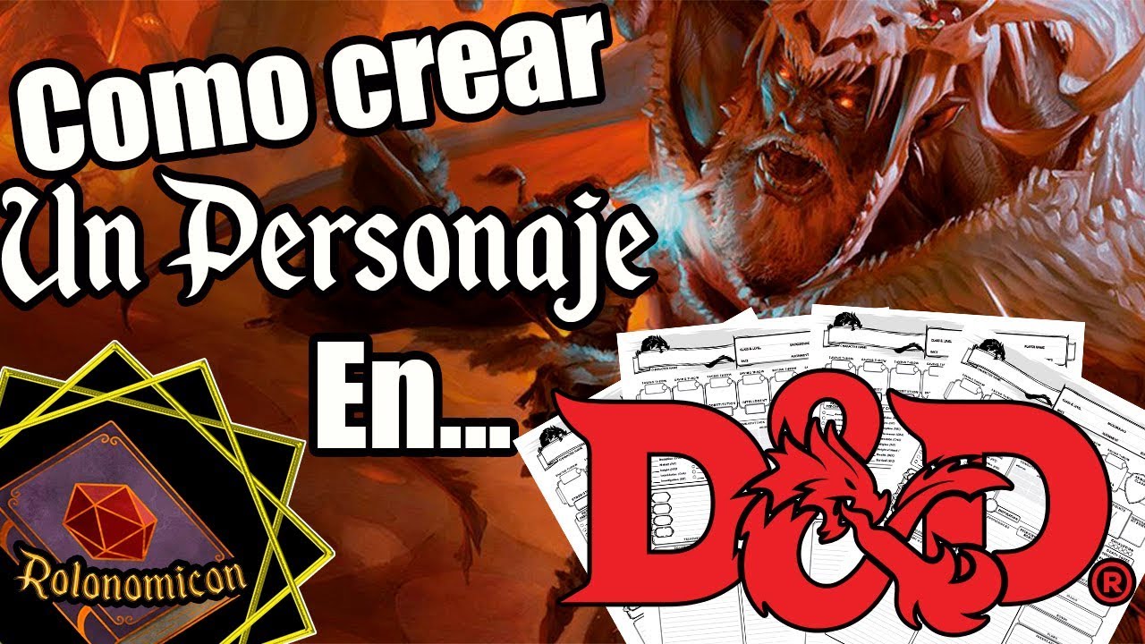 COMO CREAR UN PERSONAJE?D&D 5ta Edicion ?Tutorial