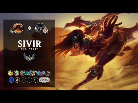 Sivir ADC vs Caitlyn - EUW Challenger Patch 12.14