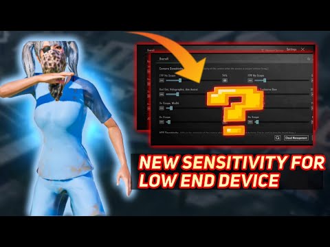 New Best Sensitivity for all low end device | Perfect sensitivity🥶 #pubgmobile#jonathansensitivity #