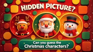 Christmas Hidden Pictures | Find the Christmas Characters Game for Kids & ESL Classroom