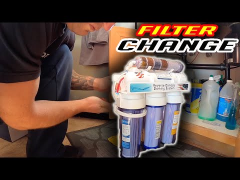 HOW TO REPLACE FILTERS REVERSE OSMOSIS RO SYSTEM