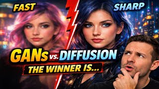 9. GANs vs. Diffusion Models Explained | Deep Generative Modeling | In Hindi