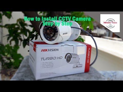 How to install hikvision turbo hd cctv camera