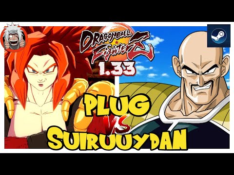 DBFZ Suiruuydan vs plug (VegetaSSB, GogetaSS4, Tien) Vs (GokuSSB, Videl, Nappa)