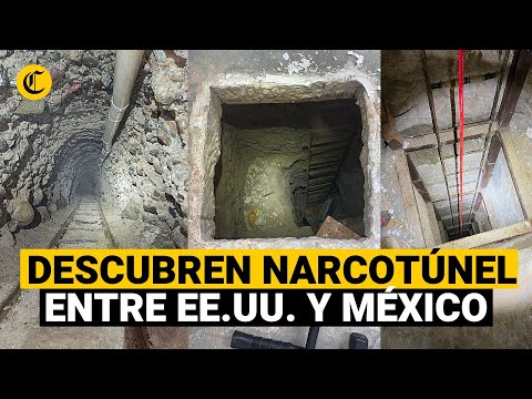 Así fue descubren túnel de narcotraficantes en la frontera entre EE.UU. y México