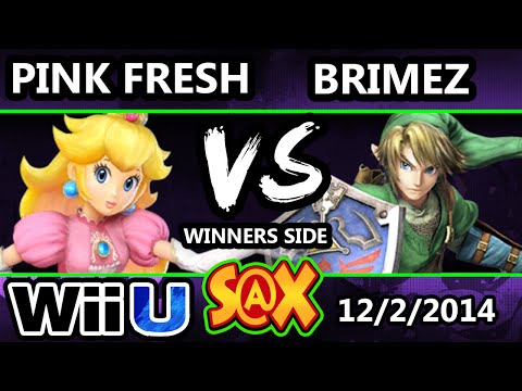 s@x - Pink Fresh (Pit, Peach) Vs. BrimeZ (Link) SSB4 Singles - smash 4 Wii U