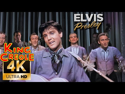 Elvis Presley AI 4K Colorized / Restored - King Creole (1958)