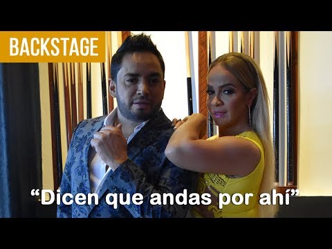 Backstage Miriam Cruz y Manny Manuel - Dicen que andas por ahí