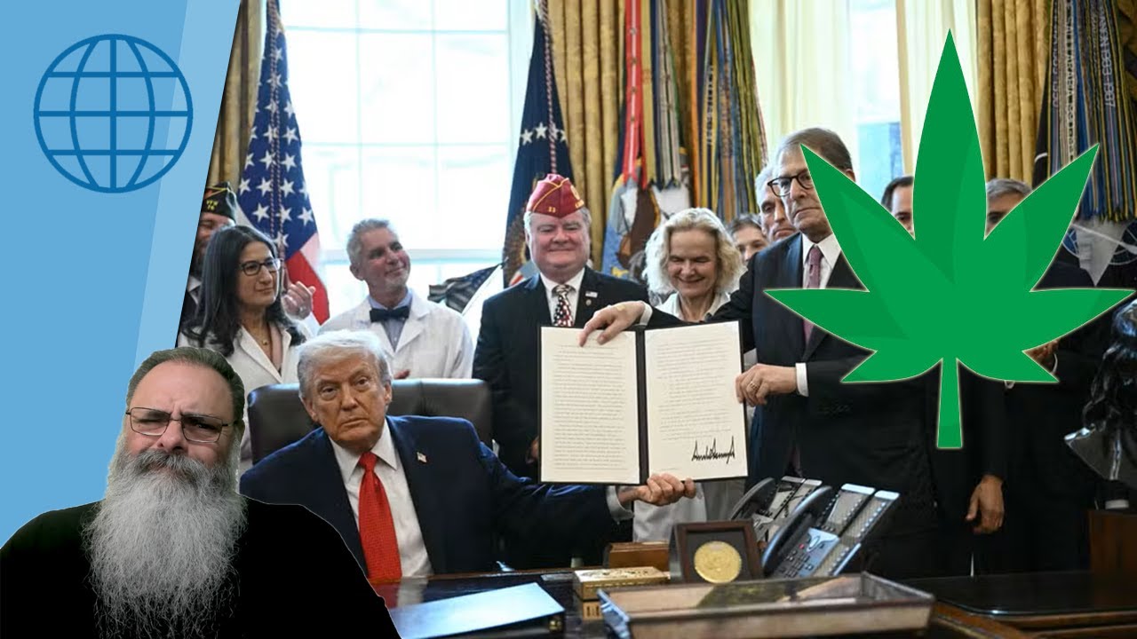 TRUMP assina RECLASSIFICAÇÃO da MACONHA como DROGA CLASSE III, permitindo PESQUISAS, NÃO CONSUMO